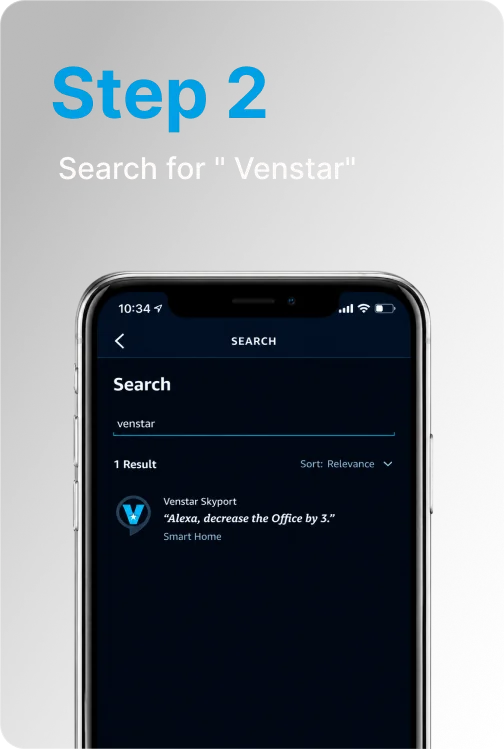 Step 2: Search for Venstar